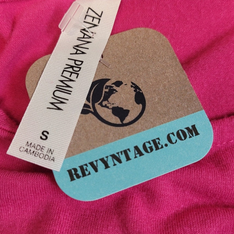 Hand Printed Upcycled Womens Small Real Woman Is Whatever She Wants to Be Shirt