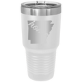 Arkansas Home 30 oz Tumbler | White