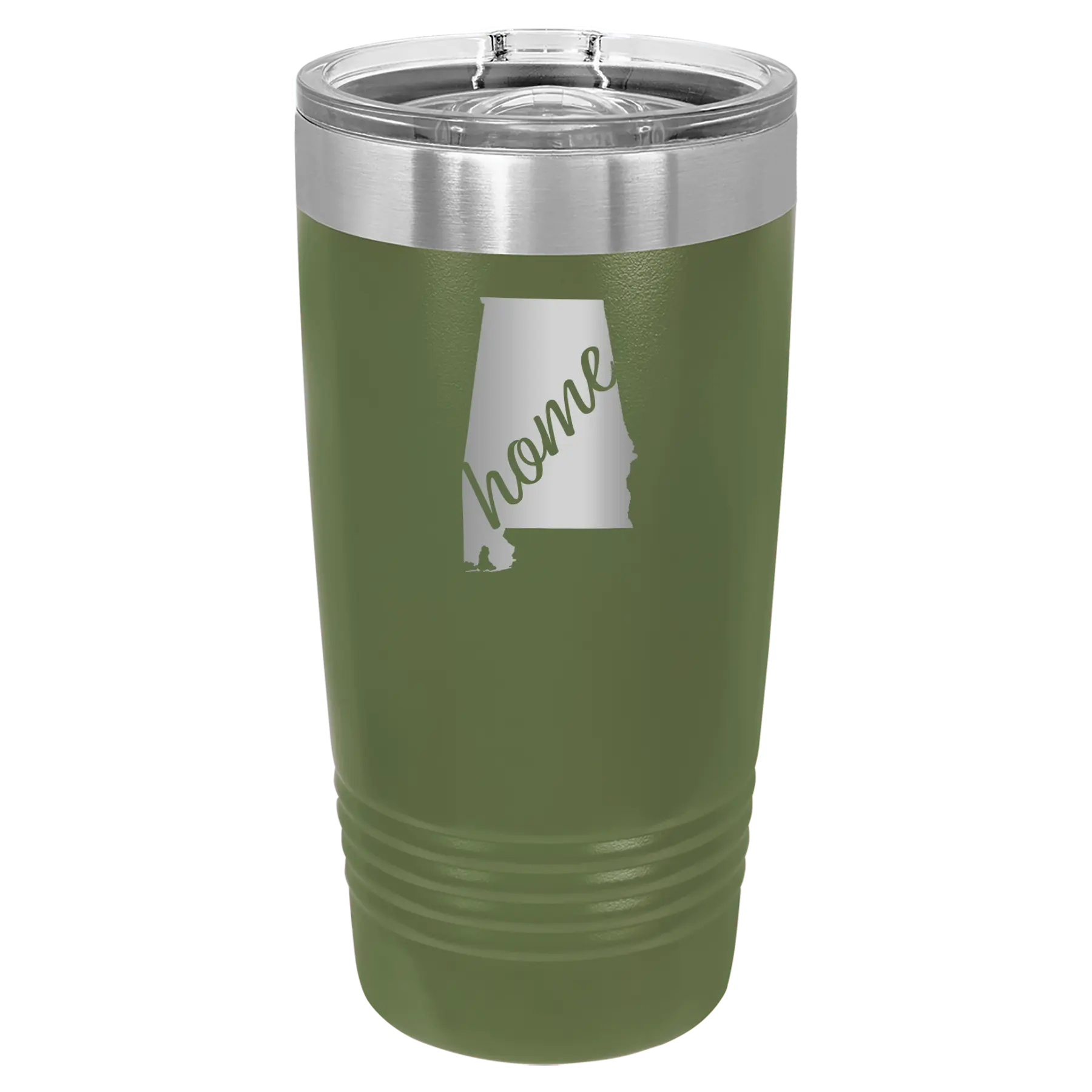 Alabama Home 20 oz Tumbler | Olive Green