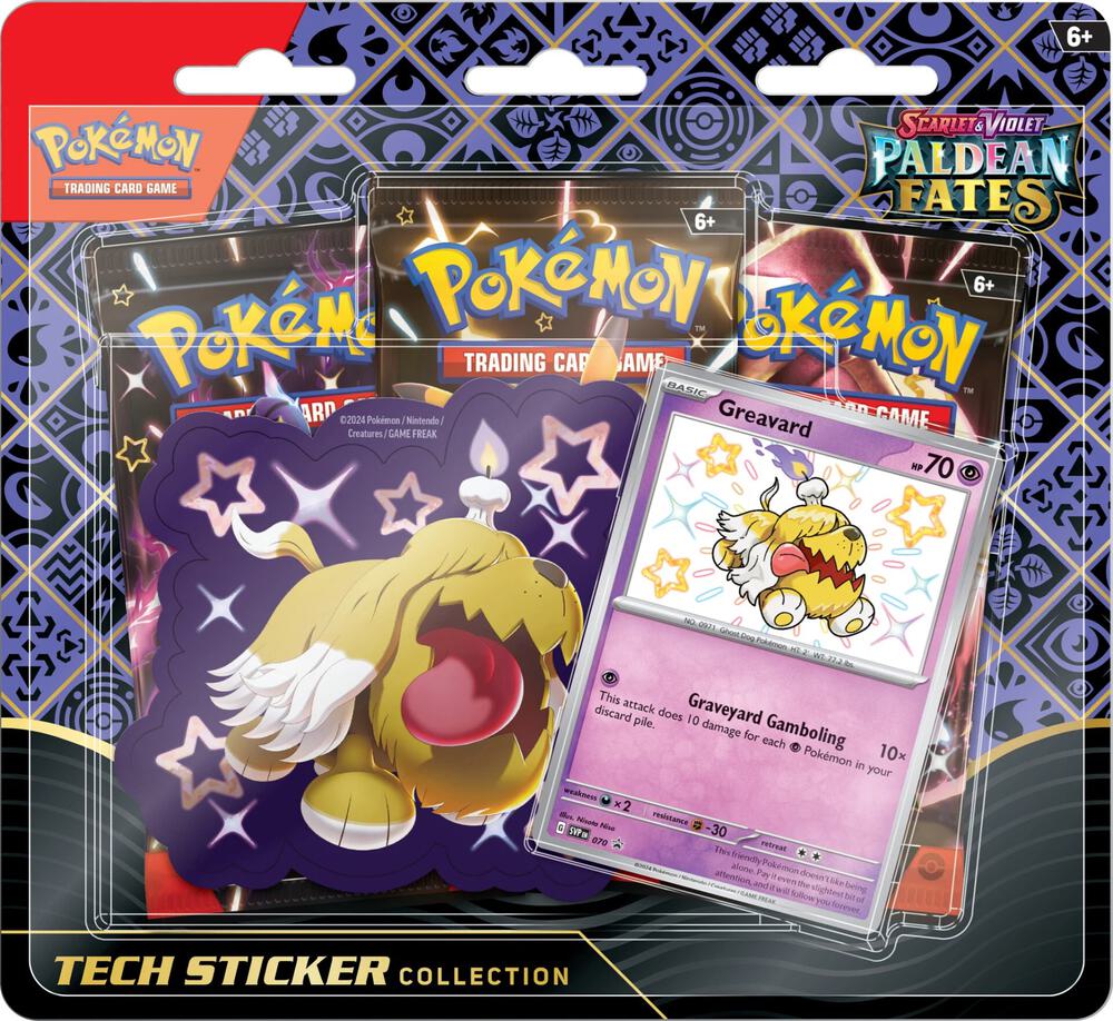 Paldean Fates Tech Sticker Collection Greavard