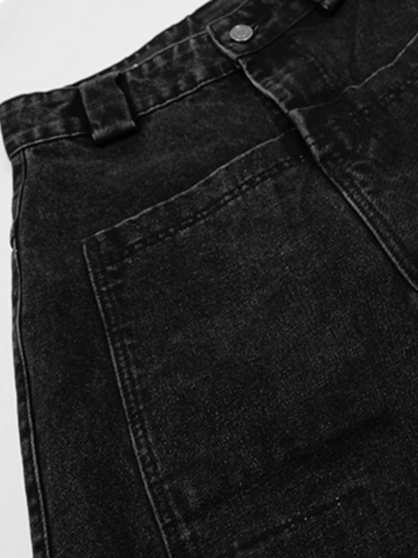 Men's Wide Leg Denim Jeans