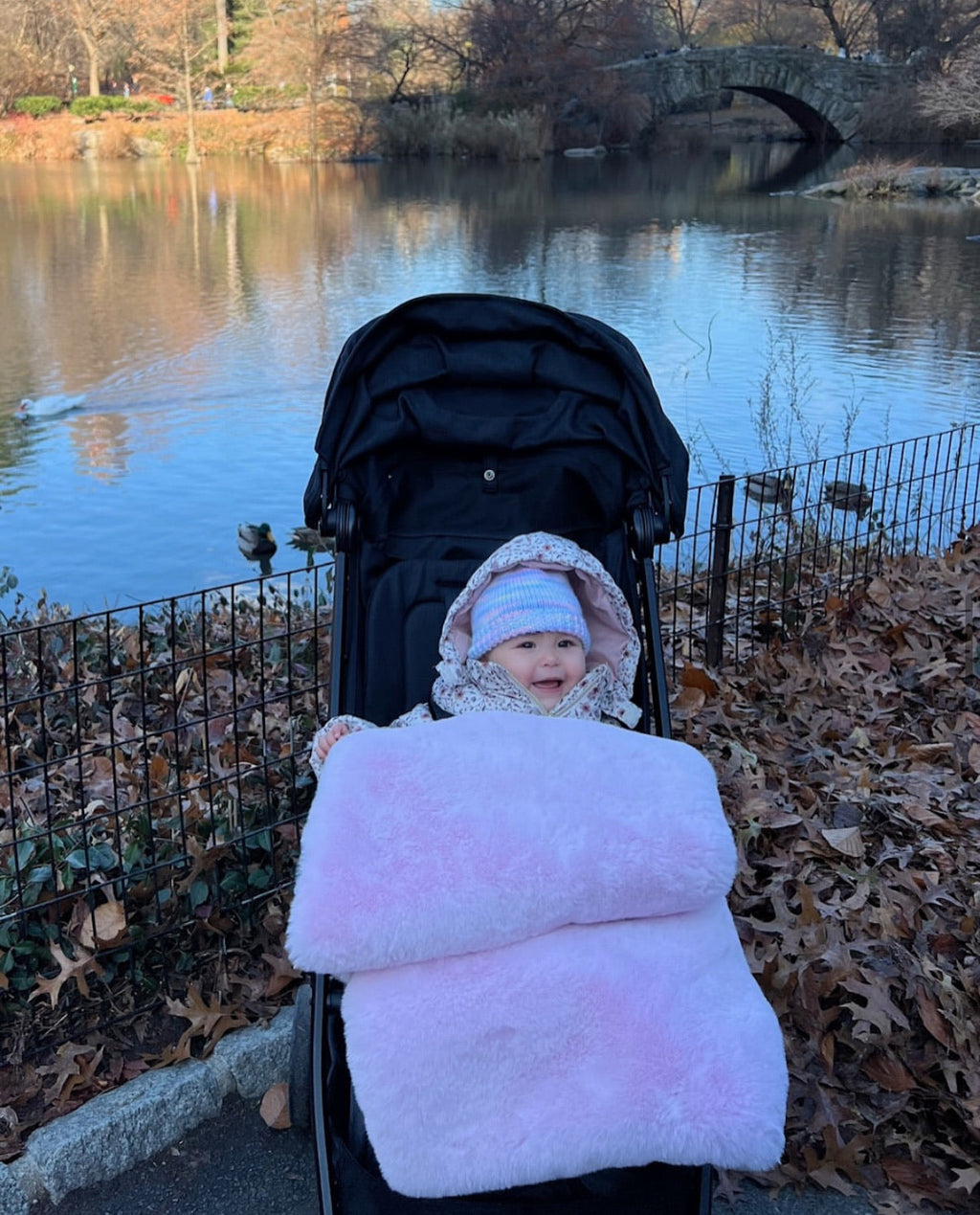 Luxury Faux Fur Baby Blanket with Waterproof Backing | Pretty Rugged