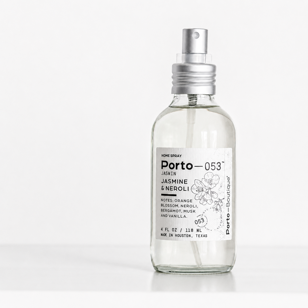 Porto-053 Room Spray — Premium Home Fragrance, Linen & Fabric Freshener | 4 oz
