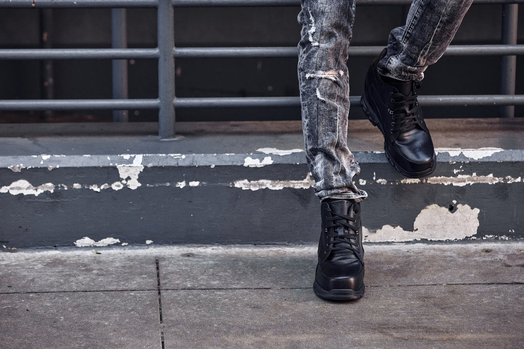 CALDEN Lightweight Hiking-Boot-Style Elevator Shoes - 5.2 Inches - K107216