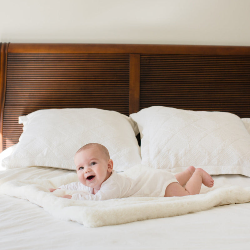 Luxury Faux Fur Baby Blanket with Waterproof Backing | Pretty Rugged