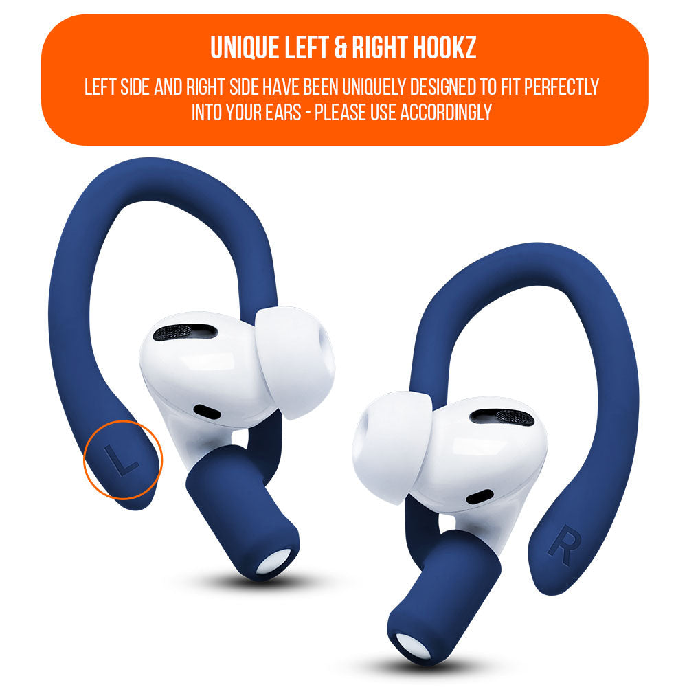 WC HookZ - Over Ear Hooks for Airpods Pro 1, 2 & Airpods 1, 2, 3