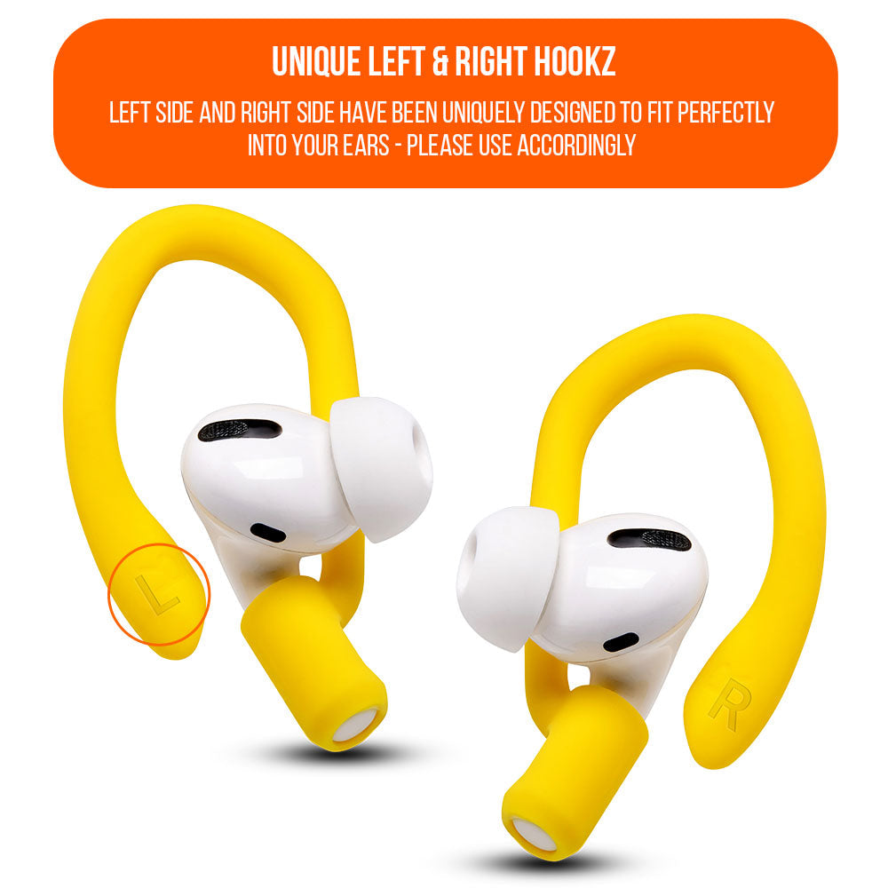 WC HookZ - Over Ear Hooks for Airpods Pro 1, 2 & Airpods 1, 2, 3