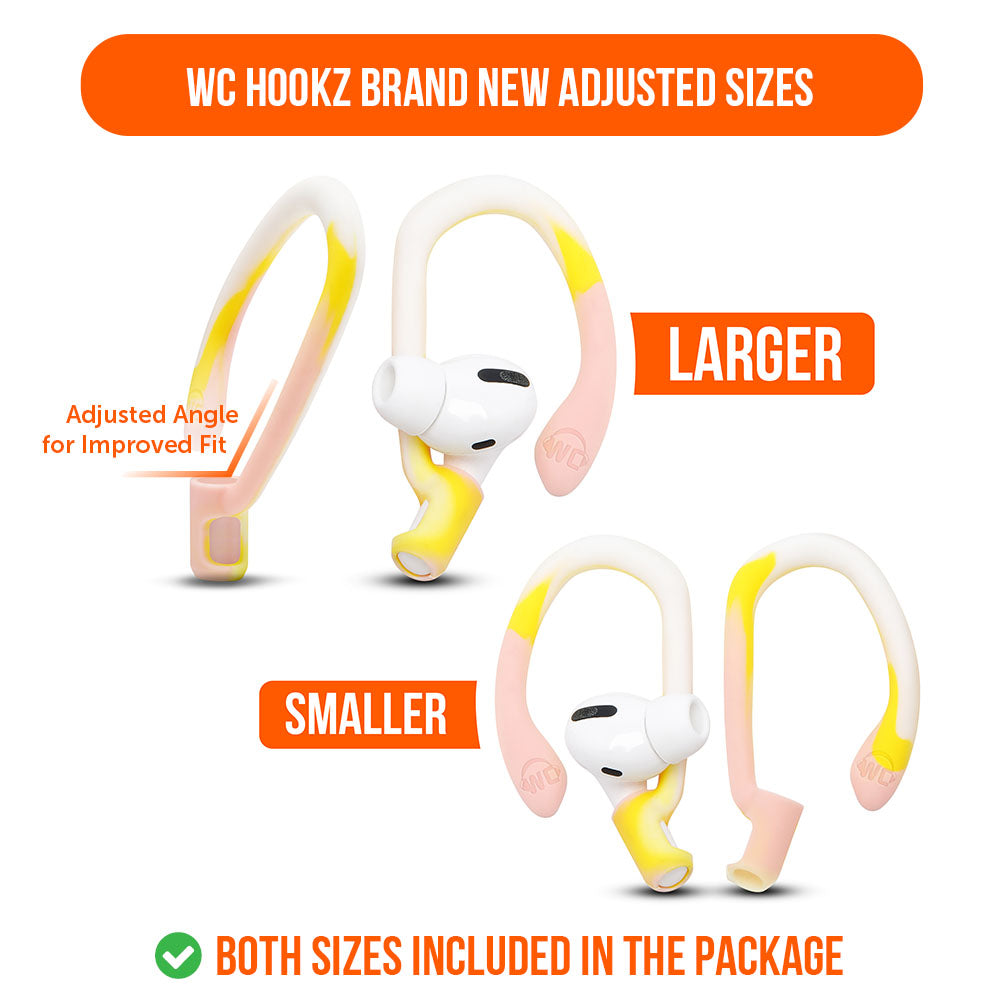 WC HookZ - Over Ear Hooks for Airpods Pro 1, 2 & Airpods 1, 2, 3