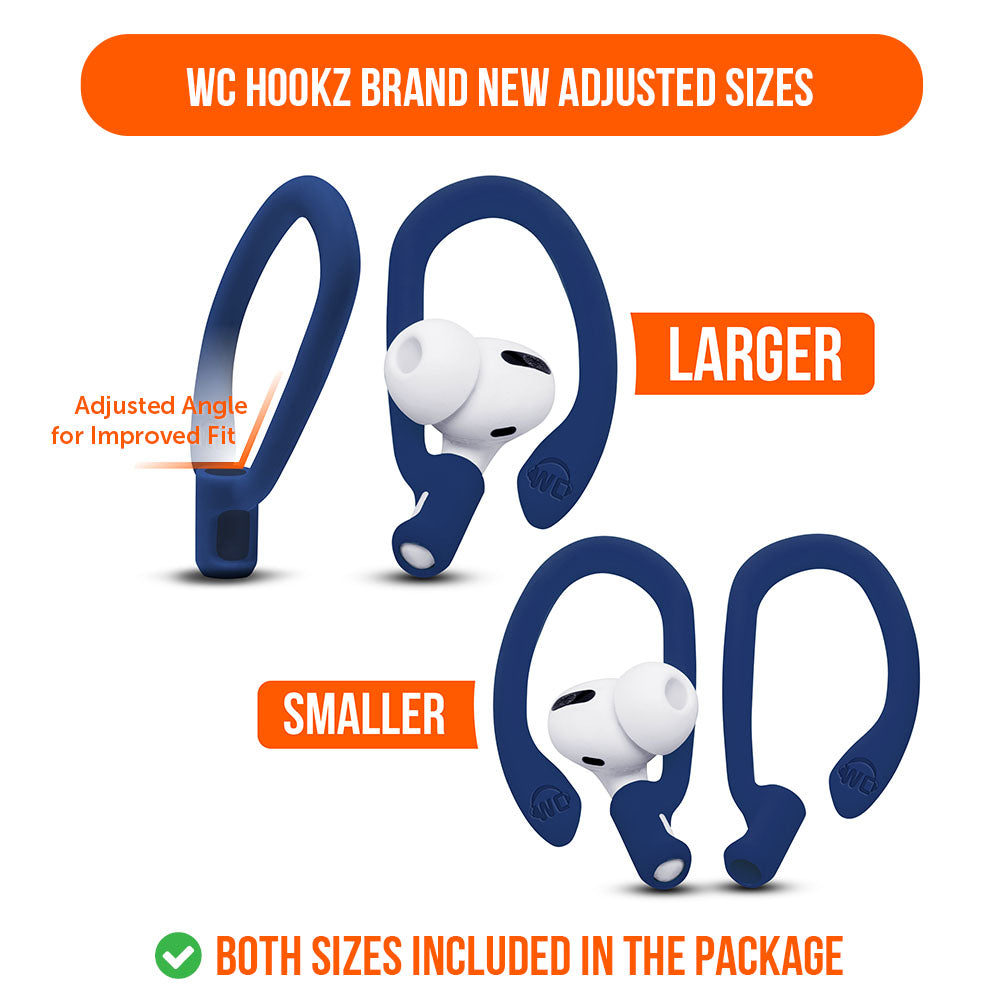 WC HookZ - Over Ear Hooks for Airpods Pro 1, 2 & Airpods 1, 2, 3