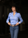 OG Blue Chambray Women’s Western Shirt