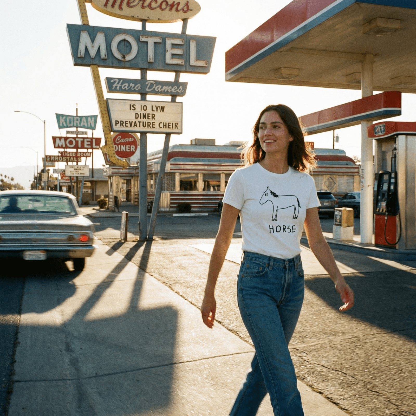 Horse - Women's Fitted Tee