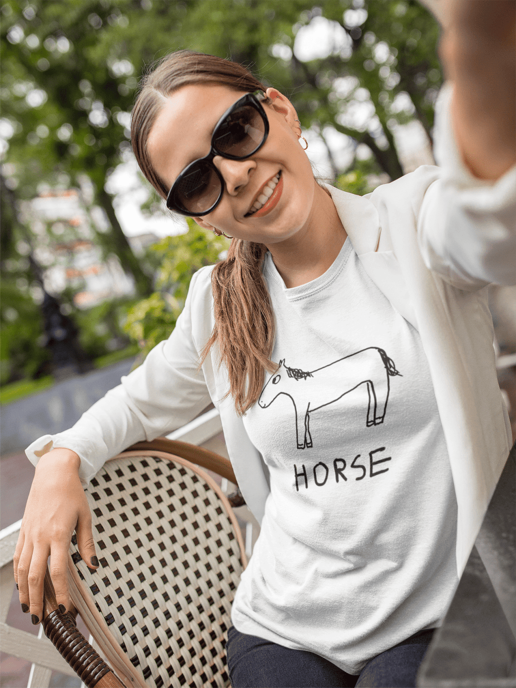 Horse - Women's Fitted Tee
