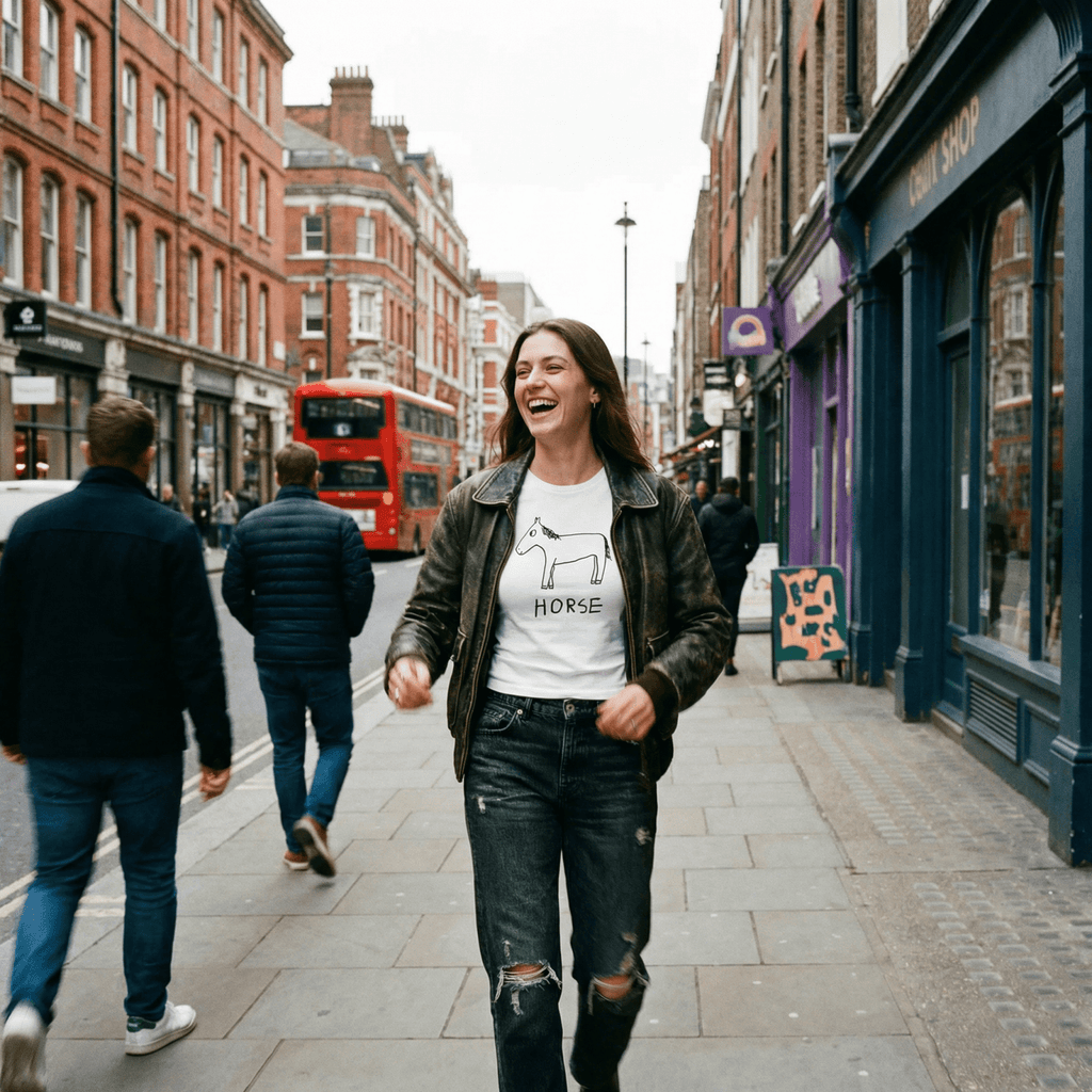 Horse - Women's Fitted Tee