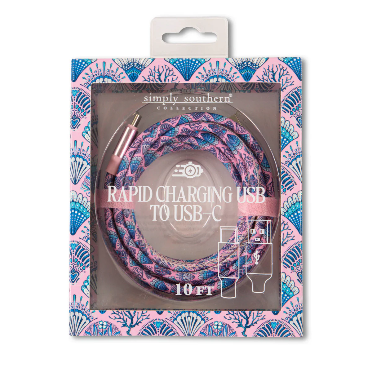 Simply Souther® Tech Cable USB-C: Purple Shell