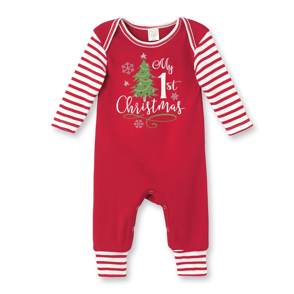 Baby's "My 1st Christmas" Cotton Romper